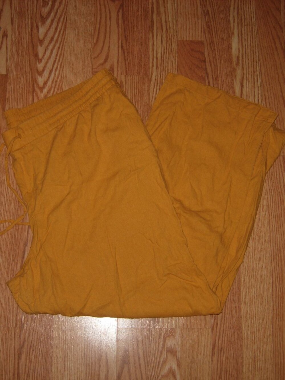 Old Navy Yellow Linen Blend Pants XXL